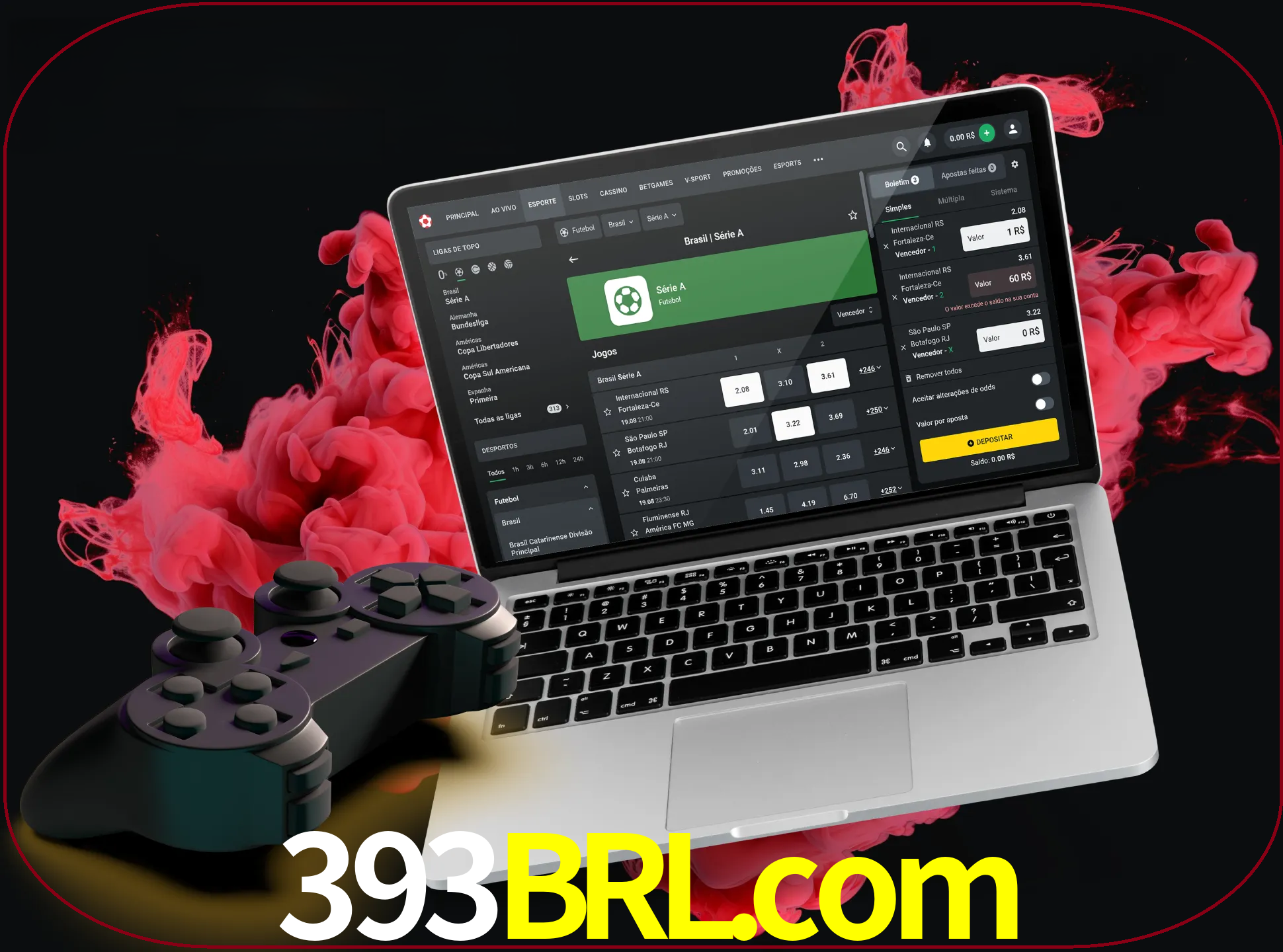 Visite a secção especial de jogos de vídeo em 393brl para descobrir em que jogos pode apostar e ganhar muito dinheiro.