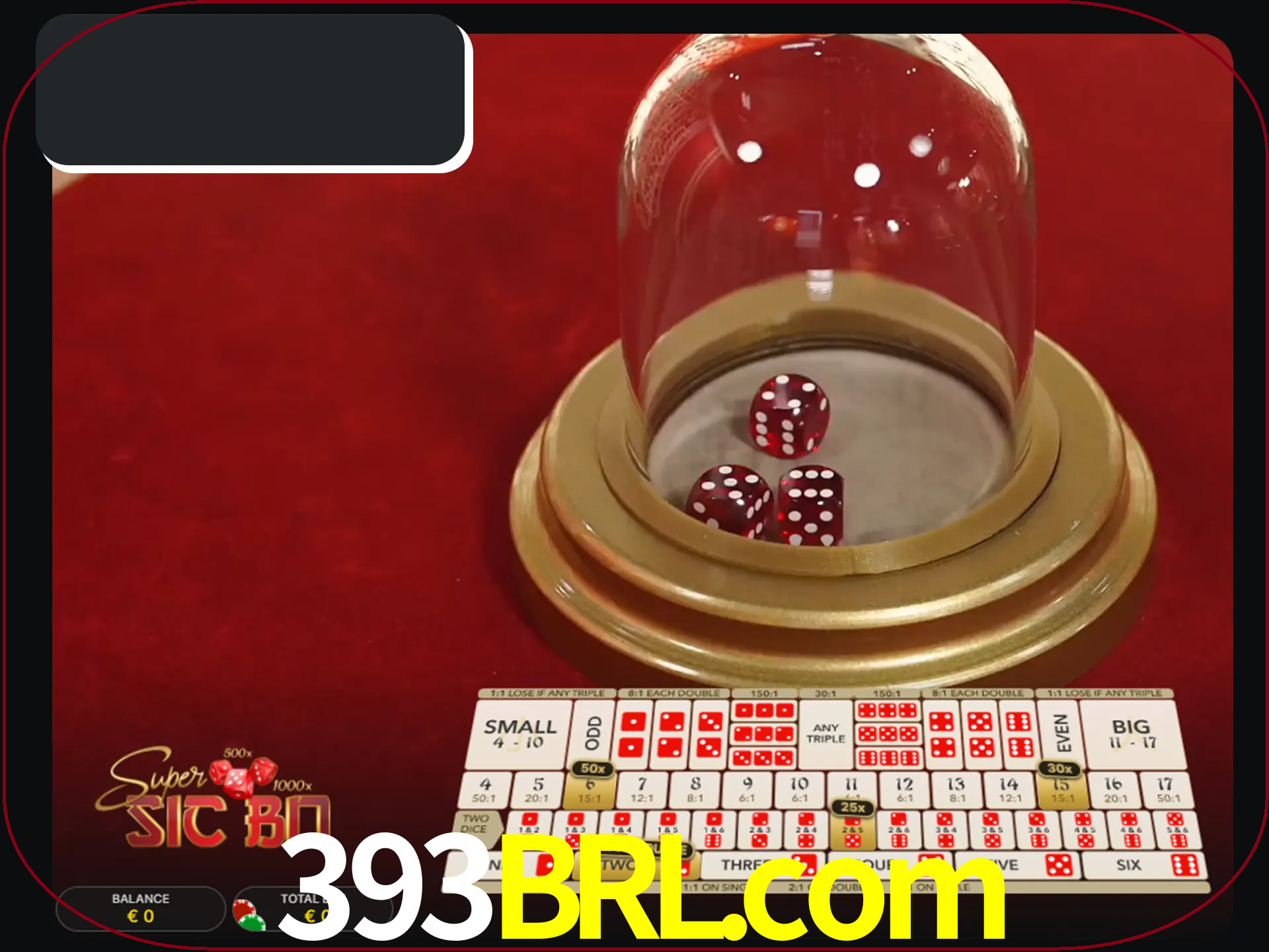 Deixe os dados ao seu lado nos jogos da Sic Bo.
