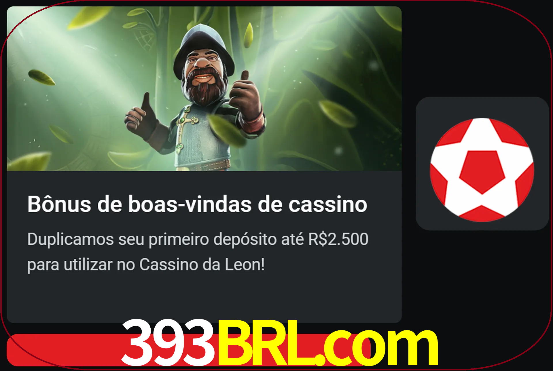 Receba seu dinheiro do bônus de boas-vindas após o primeiro depósito.