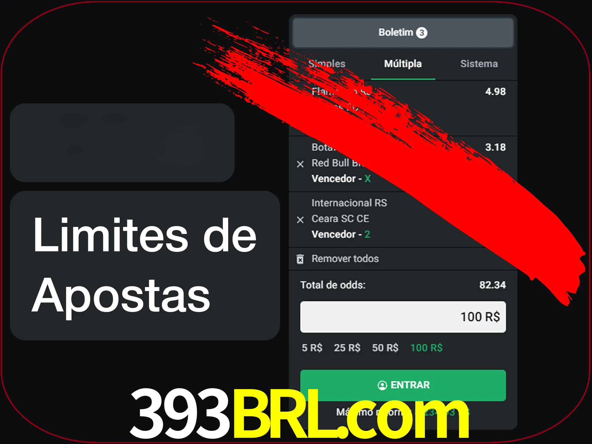 Não faça apostas loucas.