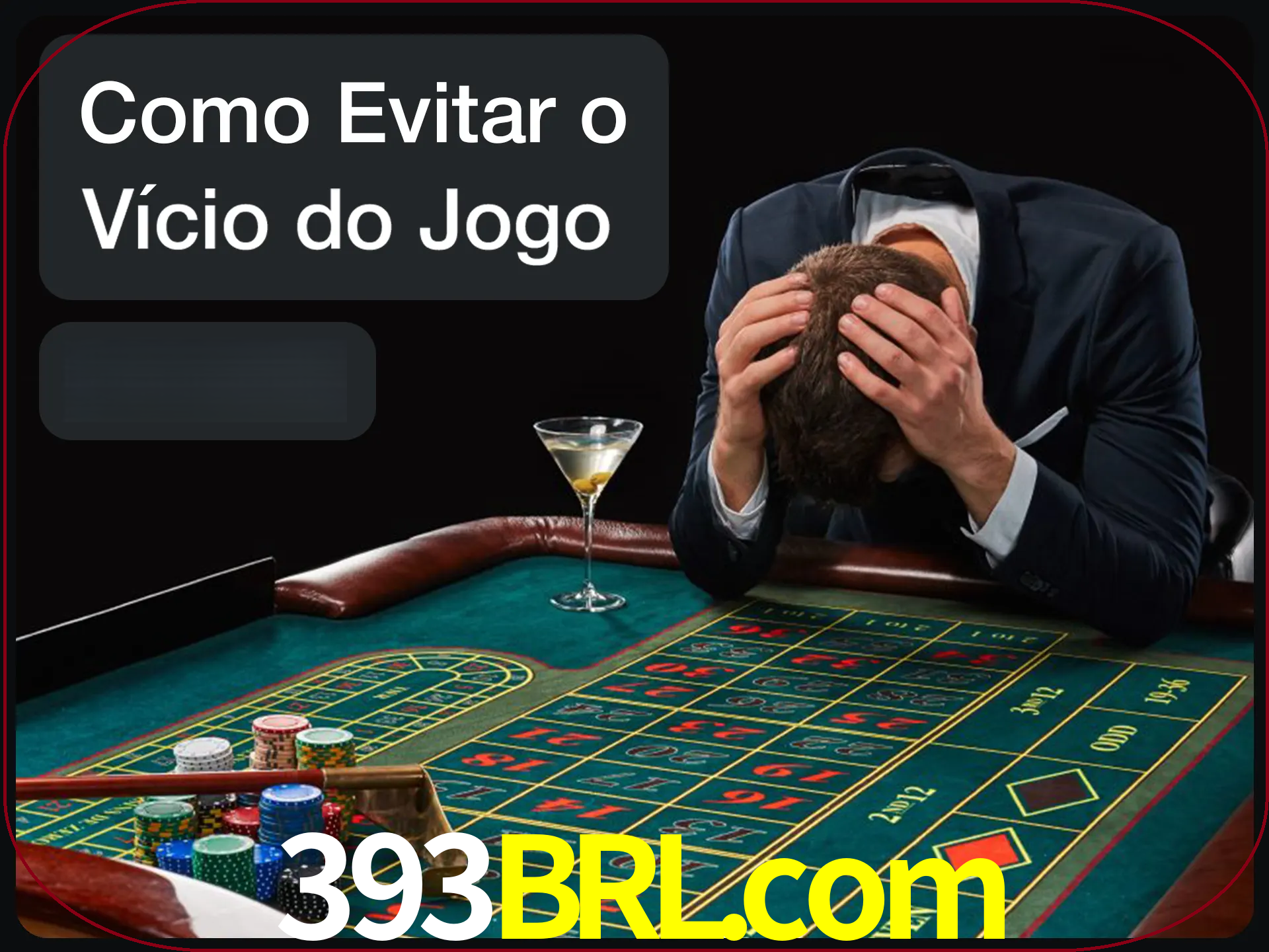 Você é responsável por cada uma de suas apostas.